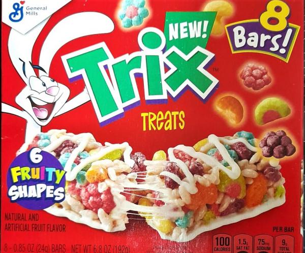 GENERAL MILLS 'Trix' Fruit Flavored Corn Treats 192 gr